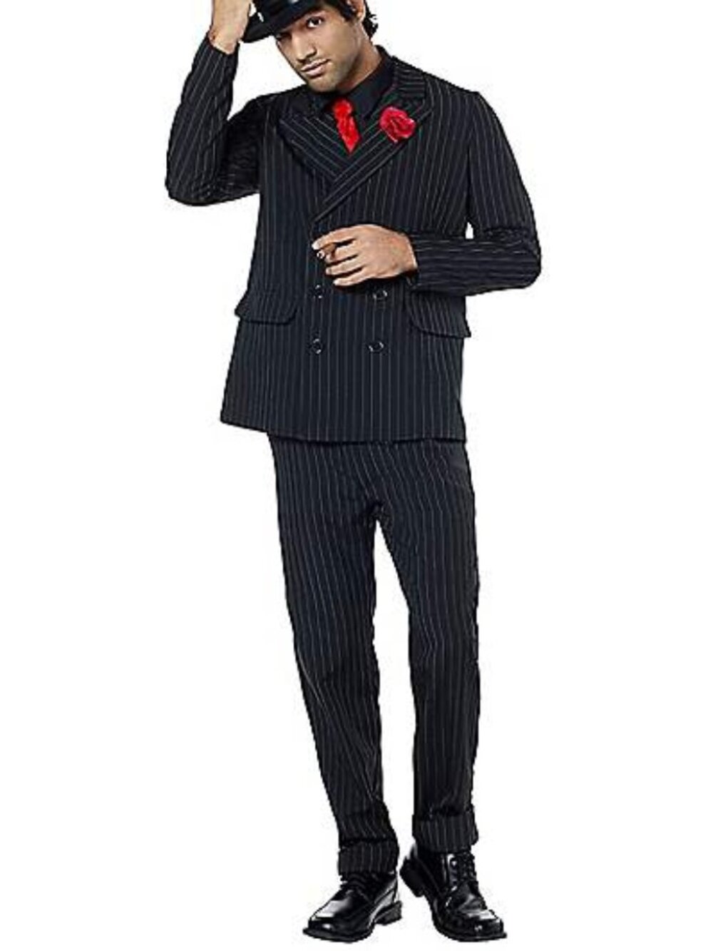 SPIRIT HALLOWEEN Adult Gangster Suit Costume SIZE SMALL